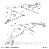 SUSPENSIÃ“N DELANTERA CONTROL ARMS