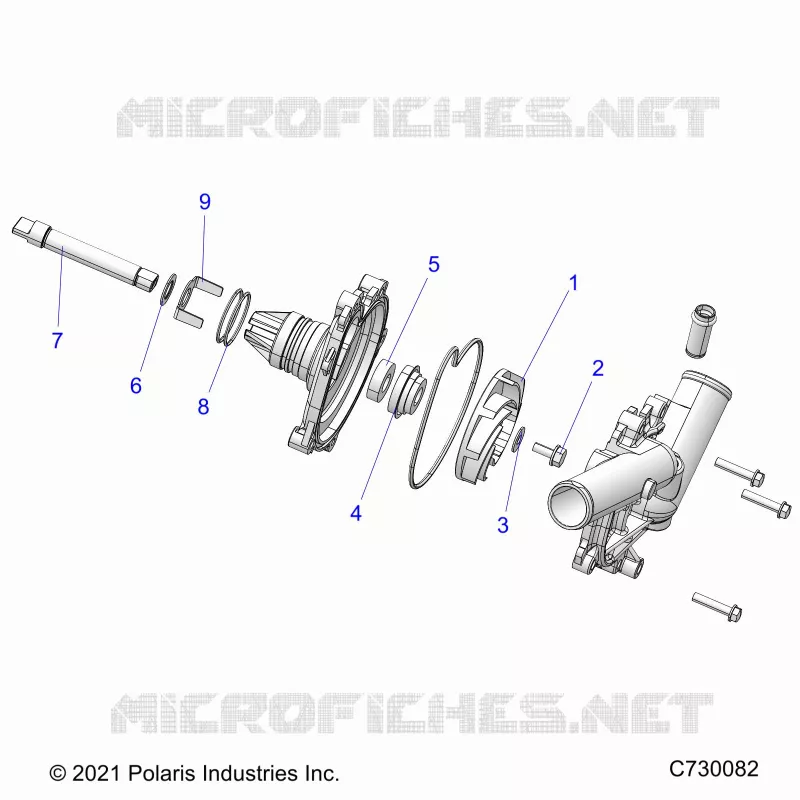 MOTOR, WATERPUMP ASSEMBLY