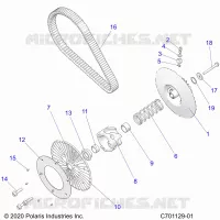 TREN, SECONDARY CLUTCH/BELT