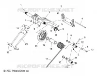 SUSPENSION, TRASERO ARM PAR