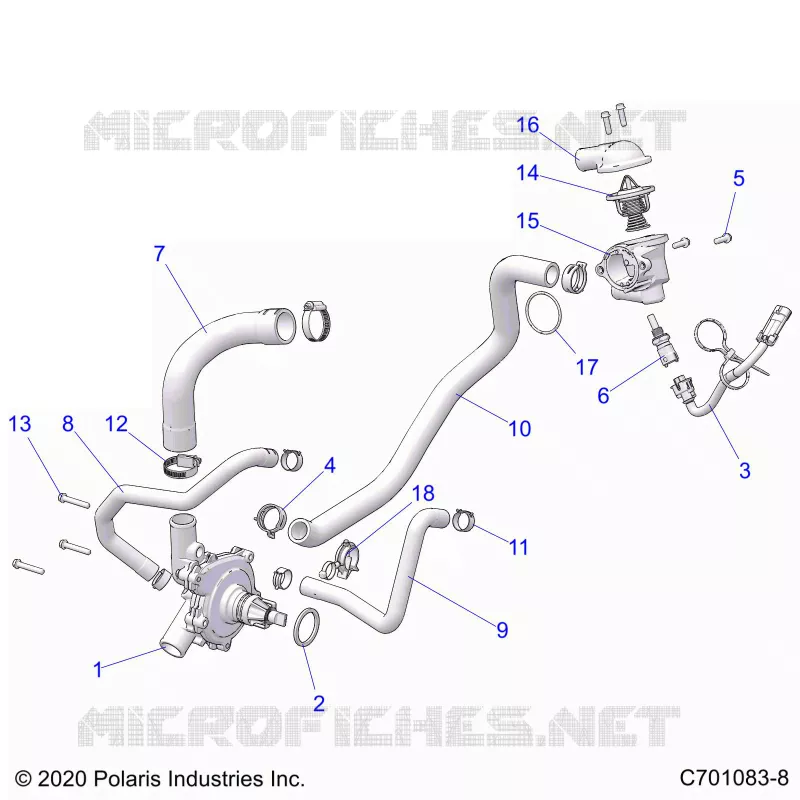 MOTOR, WATERPUMP AND BYPASS