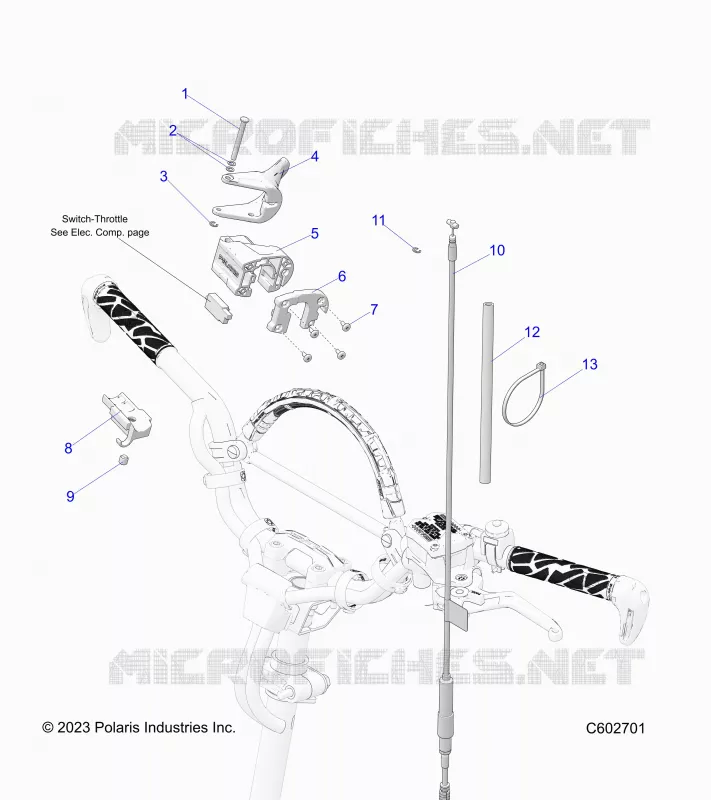 MOTOR, THROTTLE CONTROL ASM.