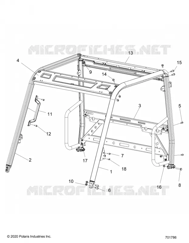 CHASSIS, CAB BASTIDOR