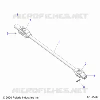 TREN, FRONT PROP SHAFT