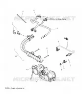 SISTEMA DE COMBUSTIBLE, RAIL, LINES and CUERPO DE MARIPOSA