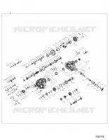 DRIVE TRAIN, PRINCIPAL GEARCASE INTERNALS