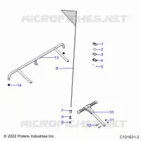 PARACHOQUE, REAR, FLAG, BEACON, AND PASS HANDLE