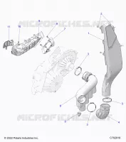 TREN, CLUTCH COVER DUCTING