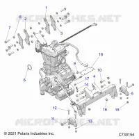 ENGINE, TRANSMISIÃ“N MOUNTING &amp; LONG BLOCK