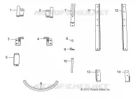OPCIONES, 2 PASS HARD DOOR REPLACEMENT HARDWARE