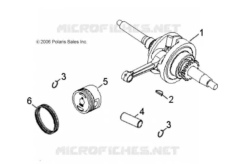 MOTOR, CIGUEÑAL AND PISTÓN