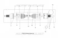 DRIVE TRAIN, EJE DE TRANSMISIÃ“N, REAR