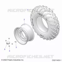 RUEDAS, FRONT TIRE