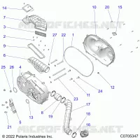 TREN, CLUTCH COVER AND DUCTING