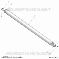 TREN, PROP SHAFT,FRONT