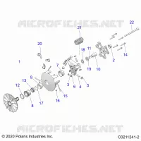 TREN, PRIMARY CLUTCH