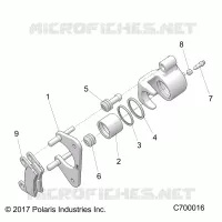 BRAKES, PINZA TRASERA