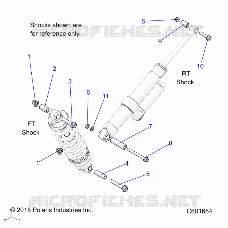 SUSPENSION, MONTAJE DE DESCARGA, REAR SUSP.