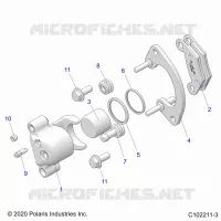 BRAKES, PINZA FRENO DELANTERA
