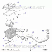 ENGINE, TOMA DE AIRE SYSTEM