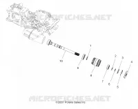 TREN, PRINCIPAL CAJA DE ENGRANAJES OUTPUT SHAFT