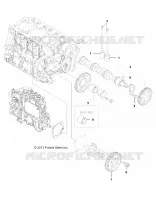 MOTOR, CAMSHAFT AND DRIVING GEAR