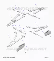 SUSPENSIÃ“N DELANTERA CONTROL ARMS