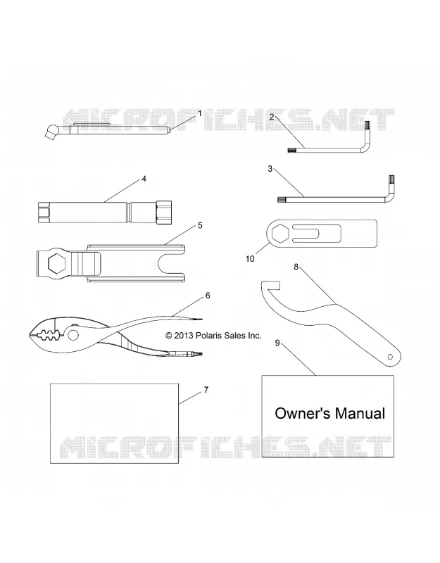 REFERENCES, KIT DE HERRAMIENTA AND EL MANUAL DEL PROPIETARIO