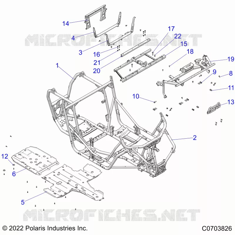 CHASSIS, MAIN FRAME AND ESQUÃD PLATES