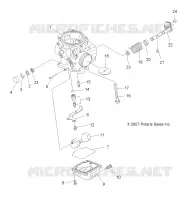 MOTOR, CARBURADOR, LOWER