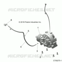 DRIVE TRAIN, FRONT MONTAJE DE ENGRANAJES