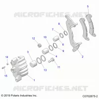 BRAKES, PINZA FRENO DELANTERA