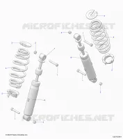 SUSPENSION TRASERA SHOCK AND MOUNTING