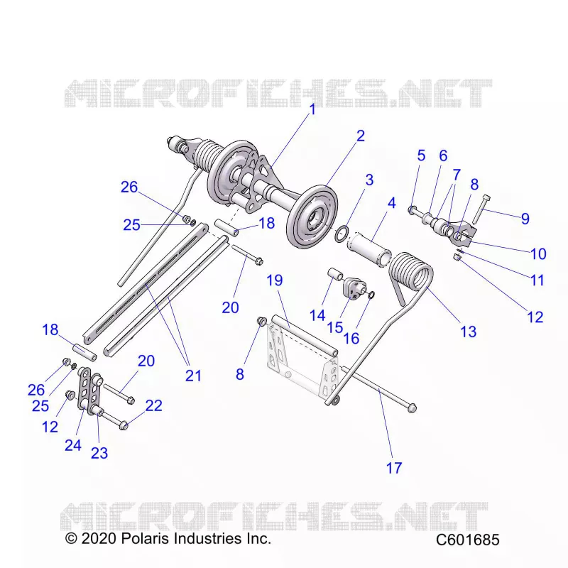 SUSPENSION, TRASERO ARM PAR