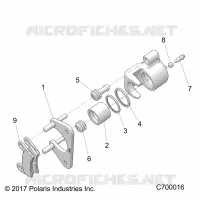 BRAKES, PINZA TRASERA