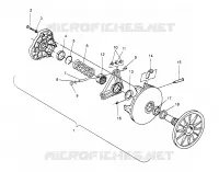 Embrague ASSEMBLY 500 CARB 0962764, 500 CARB SKS 0962564,  500 CARB SKS (4931873187C006)