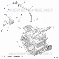 TREN, MAIN GEARCASE MOUNTING