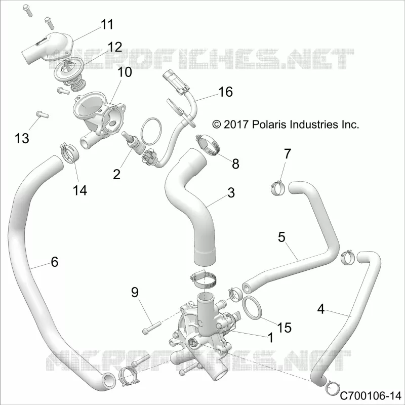 MOTOR, WATERPUMP AND BYPASS