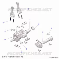 ENGINE, CIGUEÑAL AND BEARINGS