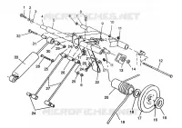 TRASERO ARM PAR TRAIL 0972761 and EUROPEAN TRAIL E972761 (4938313831C008)