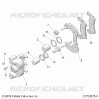 BRAKES, PINZA FRENO TRASEIRA