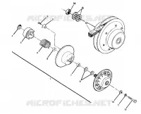 accionado de embrague ASSEMBLY 350 4X4