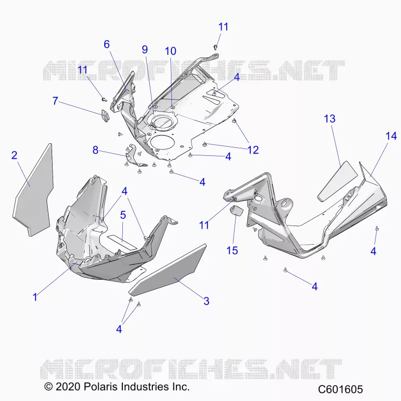 NOSEPAN ASM./FENDERS