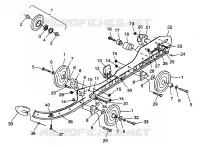 montaje en carril (SUSPENSION) XLT LTD 0973756 and EUROPEAN XLT LTD E973756 (4937793779B008)