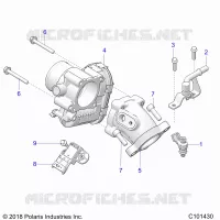 CUERPO DE MARIPOSA AND FUEL RAIL