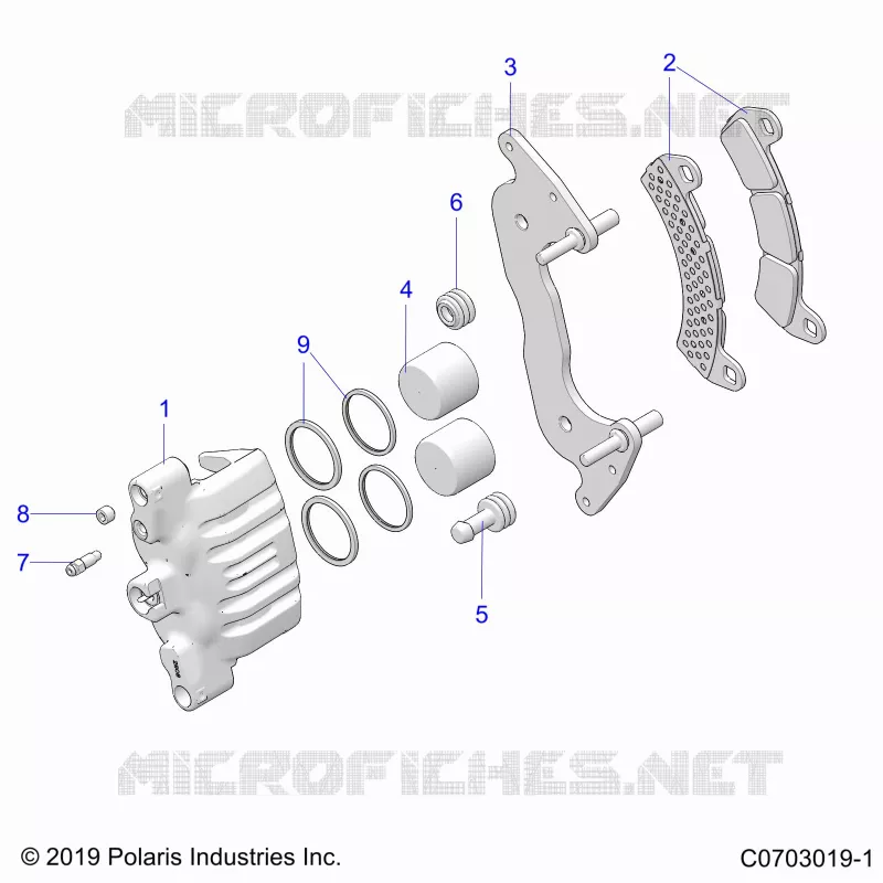 BRAKES, PINZA FRENO DELANTERA