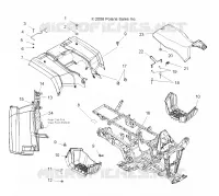 TRASERO CAB, ASIENTO AND BASTIDOR