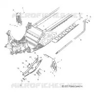 CHASIS, PROTECCIÓN DEL EMBRAGUE AND REPOSAPIÉSS (600/155 INCH)