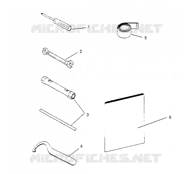KIT DE HERRAMIENTA SUPER SPORT 0950743 (4928882888C004)