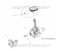ENGINE, CIGUEÑAL, PISTON AND BALANCE SHAFT